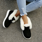 Snow Boots Warm Winter Shoes Plush Fur Ankle Boots Women