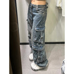 American Retro Loose Street Wide Leg Jeans