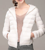 Short Lightweight Thickened Thermal Slim Fit Korean Style White Duck Down Fashionable Jacket