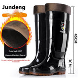 Rain Boots Men's Over The Knee Stockings High Tube Rubber Shoes