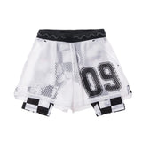 Summer Anti-exposure Running Training Shorts Double-layer Fake Two-piece