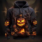 Halloween Horror Pumpkin Head 3D Hoodie