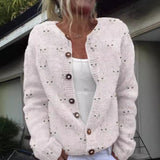 3D Digital Printing Cardigan Knitted Coat Women's Clothing