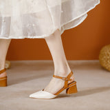 Summer New French Women's Chunky Heels