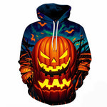 Halloween Horror Pumpkin Head 3D Hoodie