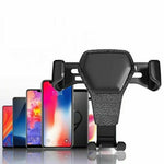 Universal Car Mount Holder Stand Air Vent Cradle For Mobile Cell Phone Gravity Car Mount Air Vent Phone Holder For I Phone X XR XS Max S Amsung S10 Note9