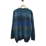 Soft Glutinous Rainbow Sweater For Women