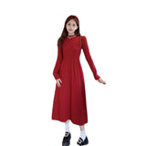 Red Small Long Skirt For Women