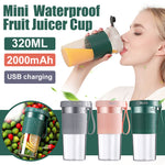 Mini USB Rechargeable Portable Blender Electric Fruit Juicer Kitchen Smoothie Maker Lightweight Sports Bottle Multifunction Blender