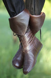 Autumn And Winter European And American Women's Retro Medium Roman Boots