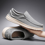 Large Size Canvas Shoes Male Lightweight Slip-on