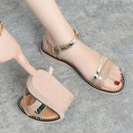 Soft Bottom Non-slip Flat Heel All-matching Low Heel Sandals