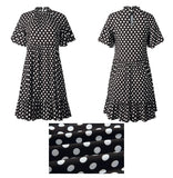 Summer Fashion Polka Dot Occidental Style Womens Dress