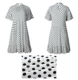 Summer Fashion Polka Dot Occidental Style Womens Dress