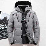 -20 Degree Down Jacket Male Winter Parkas Men White Duck Down Jacket Hooded Outdoor Thick Warm Padded Snow Coat Oversize M-5XL