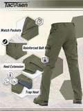 TACVASEN IX9 Winter Softshell Thermal Hiking Pants Tactical Pants Mens Fleece Cargo Pants Waterproof Warm Police Work Trousers