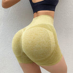 Lady Yoga Shorts High Waist Workout Fitness Lift Butt Fitness Yoga Gym Running Pants Casual Sportswear