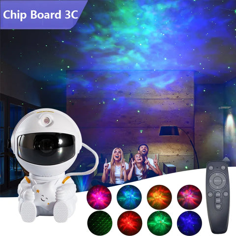 Astronaut Galaxy Projector Night Light Gift