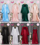 Le Magic Satin Robe & Nightgown Set – Model 8147