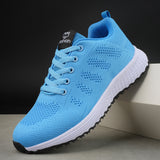 Plus Size Spring And Autumn Sneakers Women's Fly-kit Mesh Women's Shoes