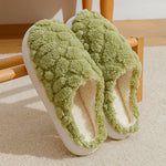 Women's Warm Plush Non Slip Cotton Slippers