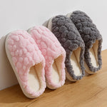 Women's Warm Plush Non Slip Cotton Slippers