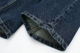 Heart-shaped Pocket Straight Mid-waist Jeans