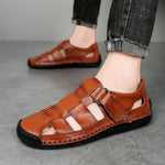 Handmade Stitching Leather Casual Beach Men's Sandals