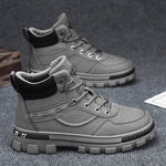 British Style Retro Trendy Workwear Thick-soled Non-slip Wear-resistant High-top Martin Boots