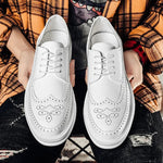 Mens Business Casual Korean Style Trendy British Mens Shoes