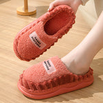 Patchwork Home Slippers Thick-soled EVA