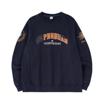 Men's Clothing Cross-woven Retro Embroidered Crew Neck Sweater