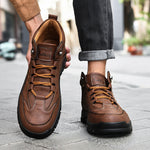 Men's High-top Loafers Non-slip Breathable