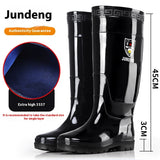 Rain Boots Men's Over The Knee Stockings High Tube Rubber Shoes