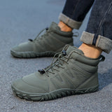 Outdoor Sports Cotton Shoes Men's And Women's Velvet Warm Boots Wear-resistant Non-slip