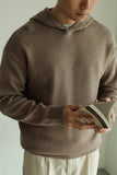 Retro Pullover Hooded Sweater Long Sleeves Inner Wear Men's Knitwear