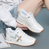 Leisure Sneaker Lightweight Soft Sole Leather Non-slip