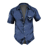 Printed Men's Shirt Casual Clothing