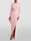 Textured Evening Dress For Women New Noble