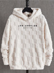 New Hooded Loose Sweater Lamb Wool Pullover Coat