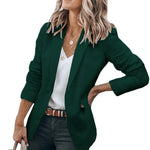 Amazon Cross-border Foreign Trade Women's New Suit Jacket Temperament Commute Slim Jacket