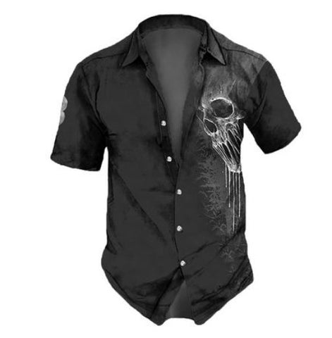 Printed Men's Shirt Casual Clothing