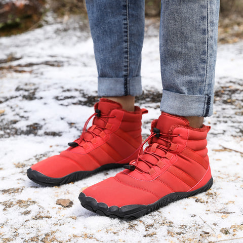 Five Fingers Non-slip Snow Boots Waterproof Velvet Warm Men And Women Outdoor Hiking Shoes