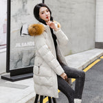 New Fleece-lined Down Jacket Women's Winter Thick Cotton Clothing Coat