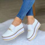 Fashion Platform Casual Muffin Bottom Shoes Women