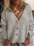 Knitted Loose Cardigan Sweater Coat