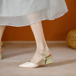 Summer New French Women's Chunky Heels