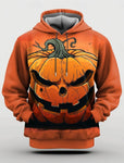 Halloween Horror Pumpkin Head 3D Hoodie