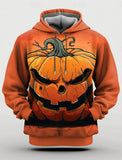 Halloween Horror Pumpkin Head 3D Hoodie