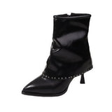 Tassel Leather Boots Fashion Women